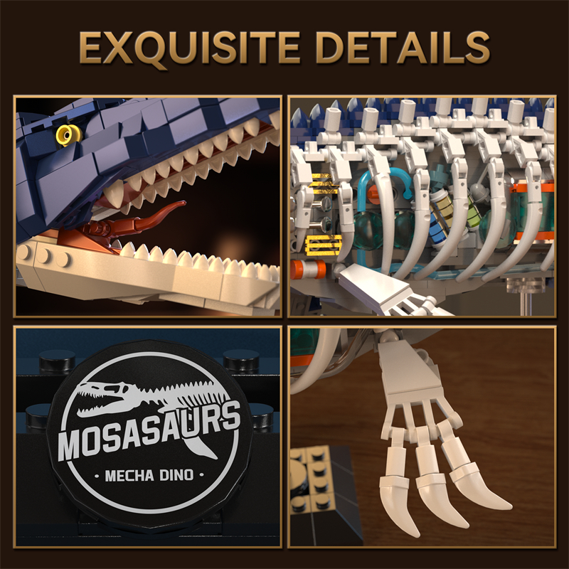 mecha dino Mosasaurus dinosaur - Model Kit Dinosaur Bandai recensie en prijs