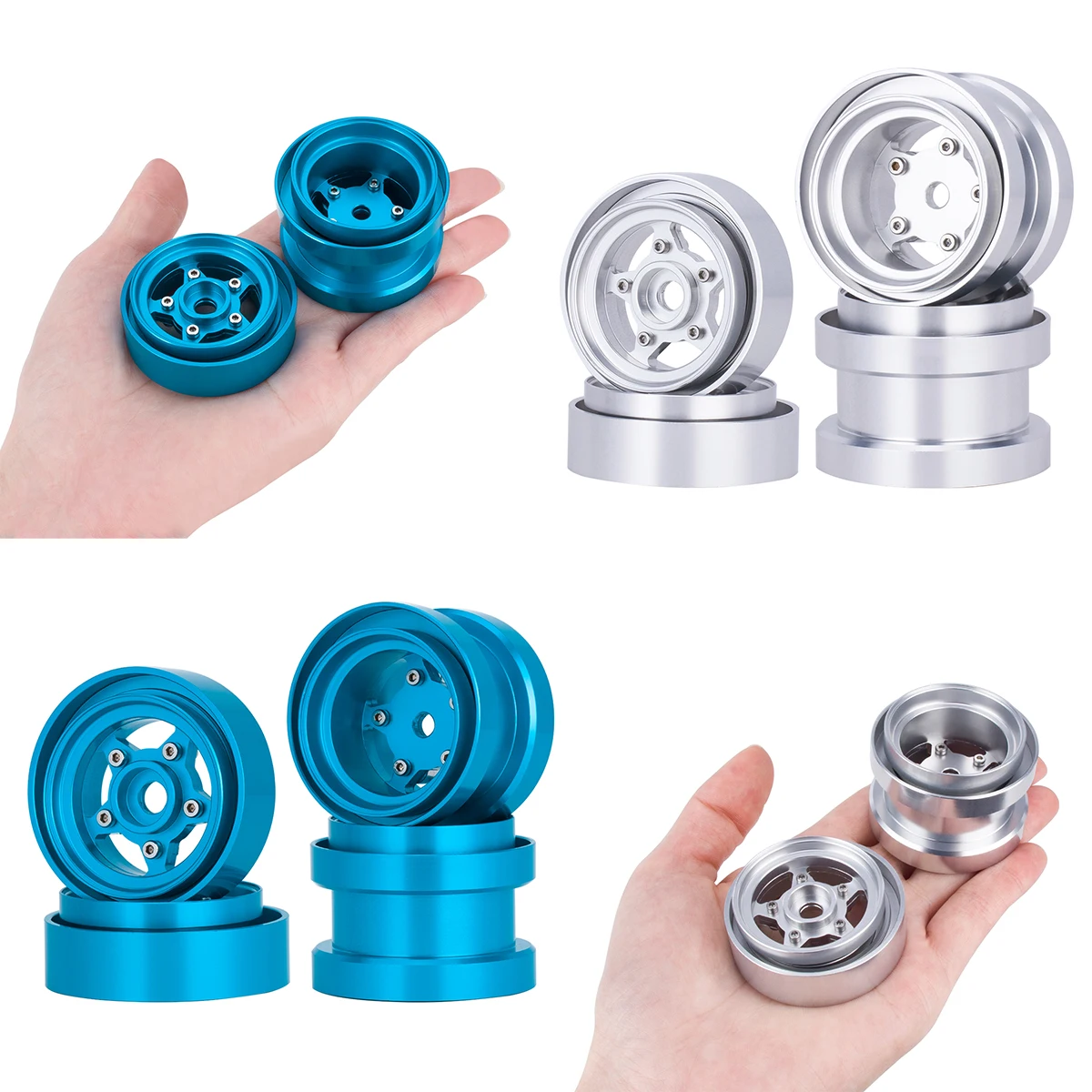 Aluminum Beadlock Wheels for 1 - Model Kit Tamiya recensie en prijs