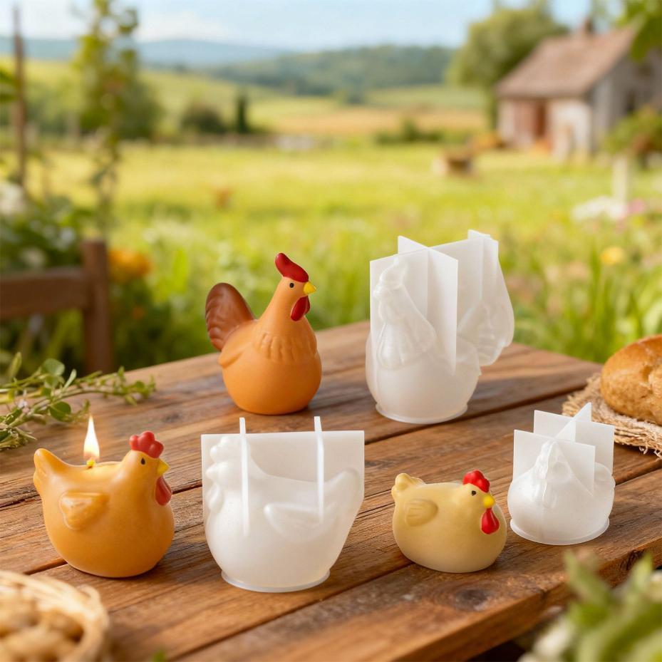 3D Chicken Candle Silicone Mol - Model Kit Cement recensie en prijs