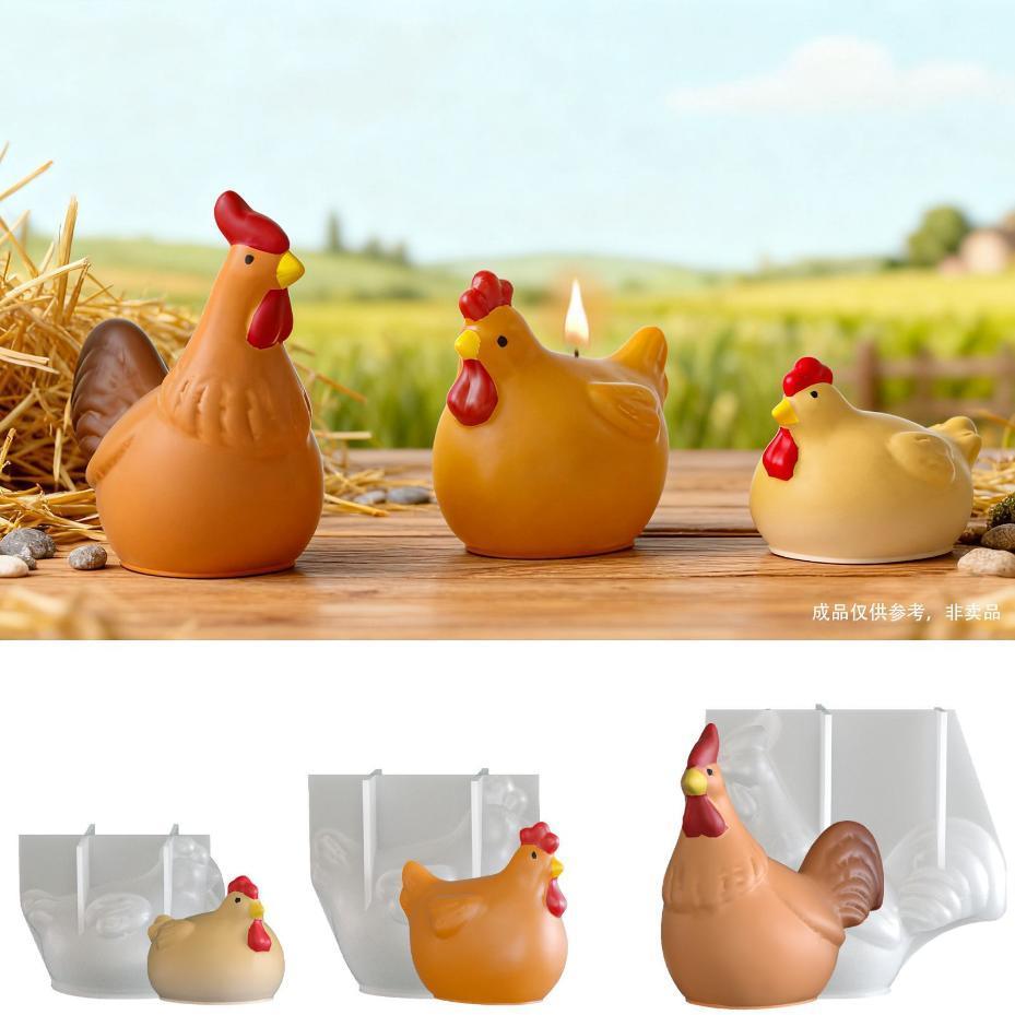 3D Chicken Candle Silicone Mol - Model Kit Cement recensie en prijs