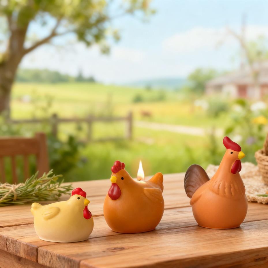 3D Chicken Candle Silicone Mol - Model Kit Cement recensie en prijs