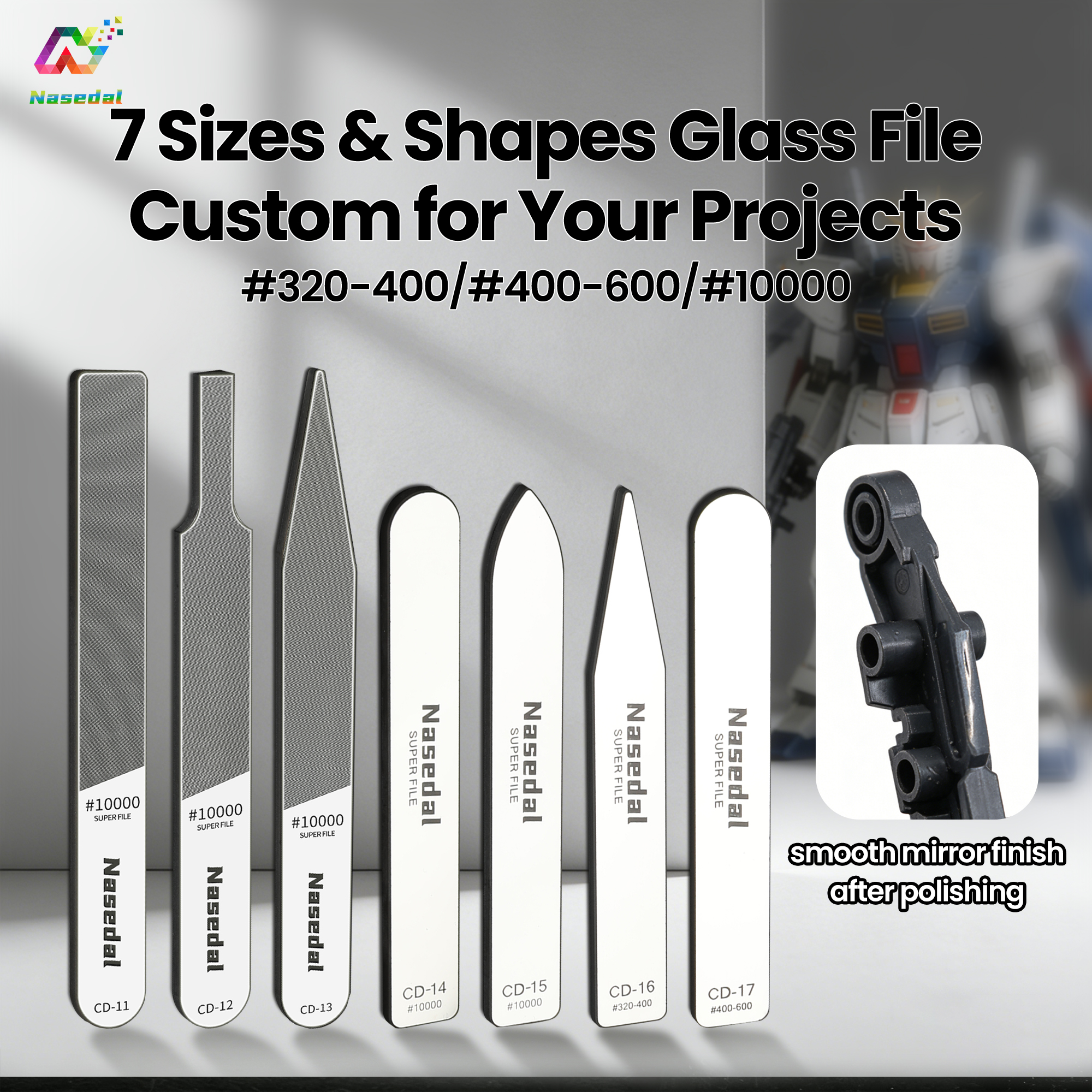 Nasedal Ultra Fine Glass File  - Model Kit Cement recensie en prijs
