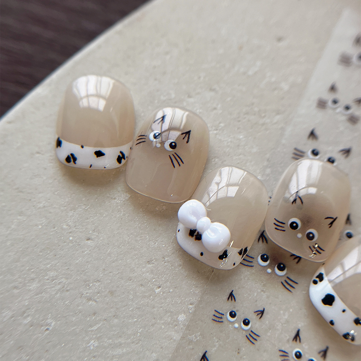 Cute Cat Nail Sticker Water De - Waterslide Decal Paper recensie en prijs