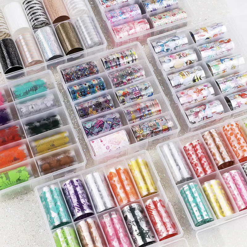 10Rolls Design Nail Foils for  - Waterslide Decal Paper recensie en prijs
