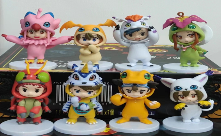 High Quality 8pcs/set Anime Di - Model Kit Digimon recensie en prijs