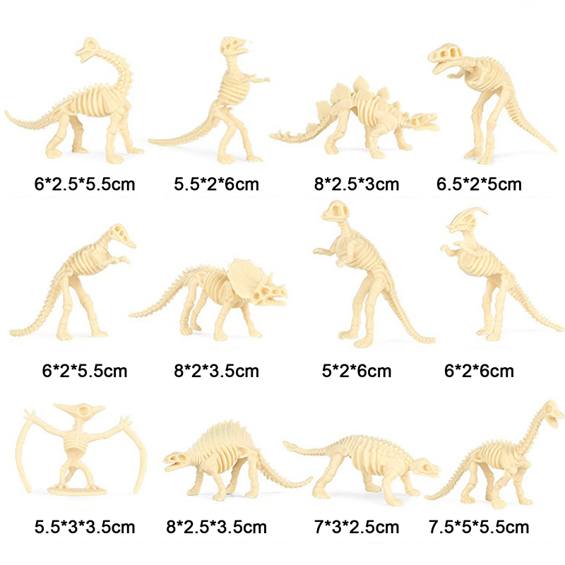 New 12pcs Dinosaur Toys Fossil - Model Kit Dinosaur Bandai recensie en prijs