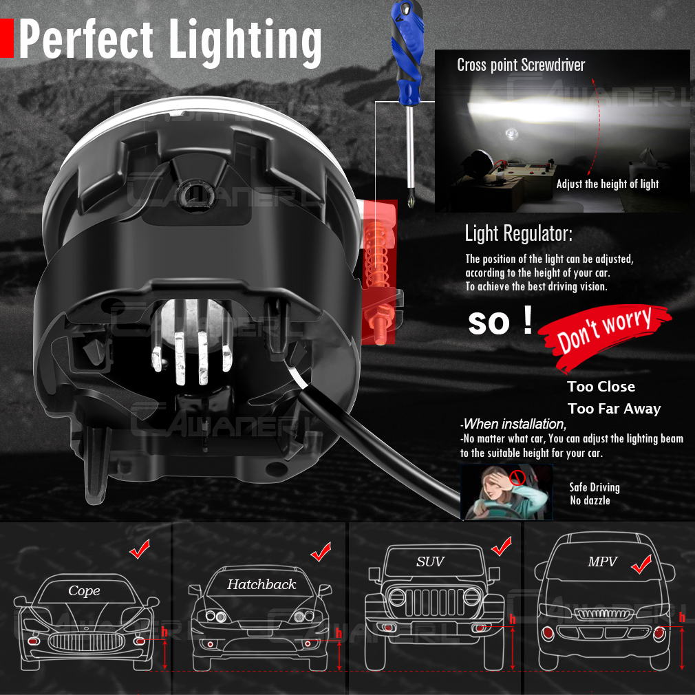 2 Pieces 9005 H10 LED Angel Ey - Model Kit Land Rover recensie en prijs